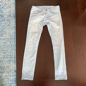 Rag & Bone size 26 light blue mid rise jeans